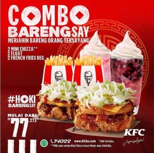 Promo Imlek. (Instagram/@kfcindonesia)