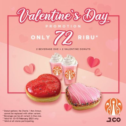 Promo valentine. (Instagram/@jcoindonesia)