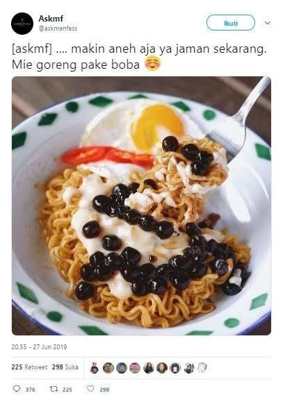 Penistaan Indomie (Twitter @txtdrkuliner)