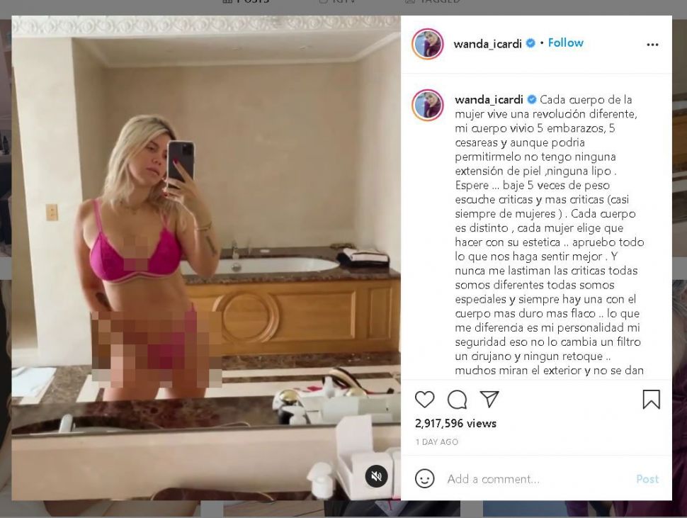 Wandar Nara alias Wanda Icardi.(Instagram/@wanda_icardi)