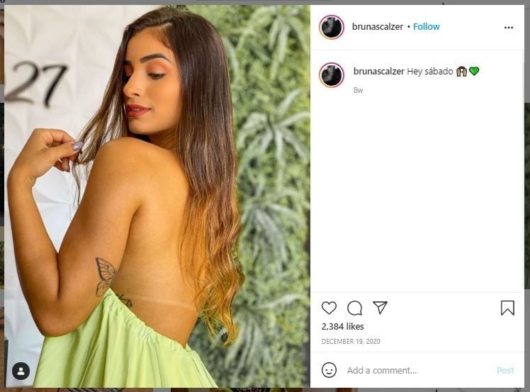 Terkenal Seksi, Selebgram Ini Ternyata Polwan dan Pengacara (instagram.com/brunascalzer)