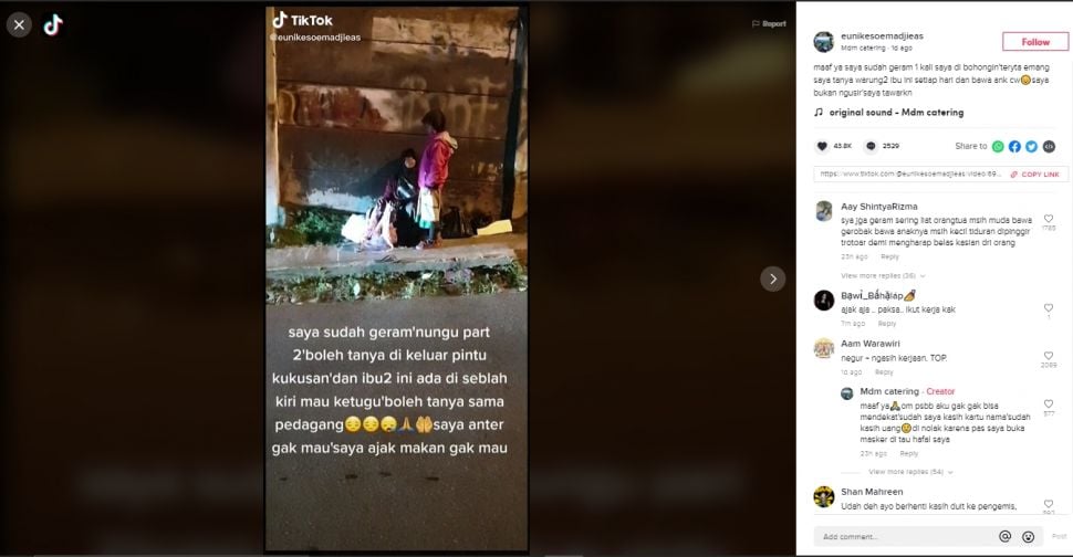 Viral pria ngamuk ke pemulung (TikTok)