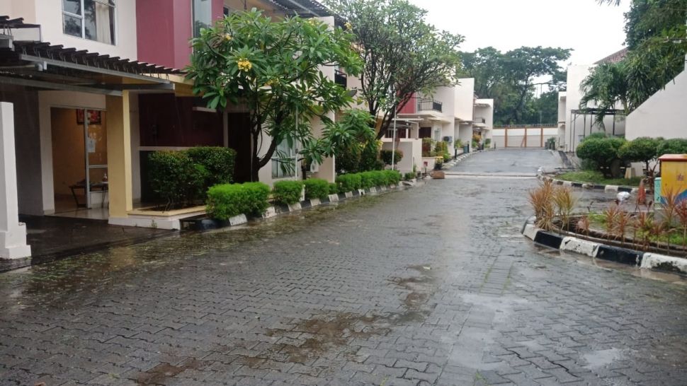 Kawasan rumah dinas DPR di kawasan Kalibata, Jakarta Selatan, sempat terendam banjir. (Ist)