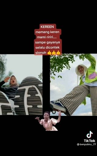 Warganet Bandingkan Kemiripan Antara Nissa Sabyan dan Ririe Fairus. (TikTok/@banyubiru_77)