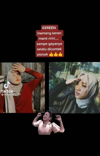 Warganet Bandingkan Kemiripan Antara Nissa Sabyan dan Ririe Fairus. (TikTok/@banyubiru_77)