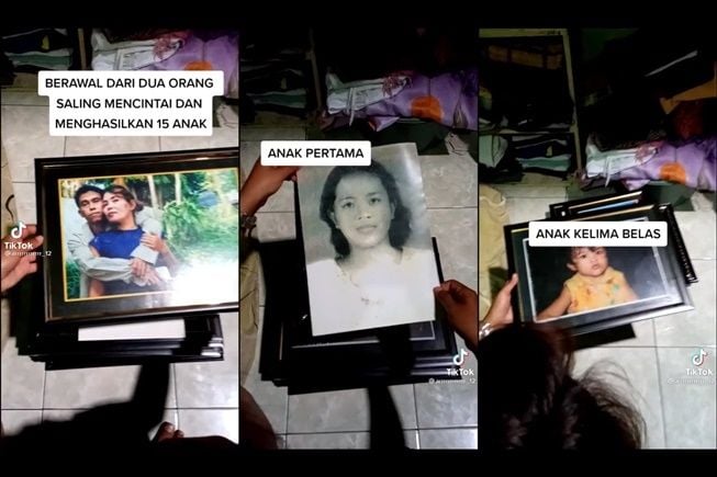 Viral Suami Istri Punya 15 Anak, Penampakan Kartu Keluarganya Bikin Syok. (TikTok/@arrrrrrrrrrrr_12)