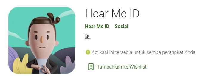 Aplikasi Hear Me bantu Teman Dengar berkomunikasi dengan Teman Tuli. (Dok. Google Play)