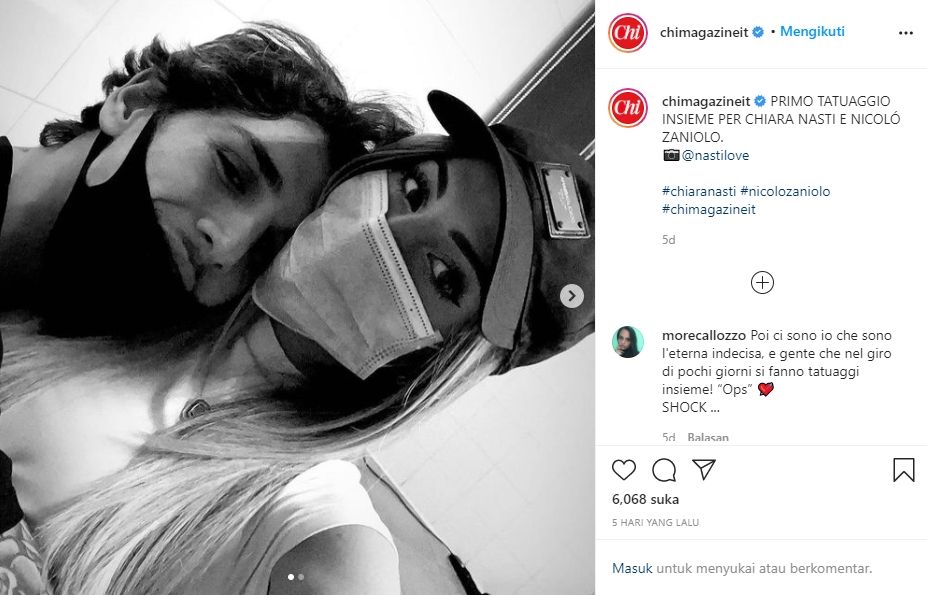 Nicolo Zaniolo dan Chiara Nasti disebut telah berpacaran. (Instagram/chimagazineit)