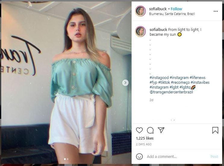 Saudara Kembar Pertama yang Jalani Operasi Transgender Bersama (instagram.com/sofialbuck)