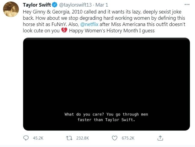 Unggahan Taylor Swift [Twitter/@taylorswift13]