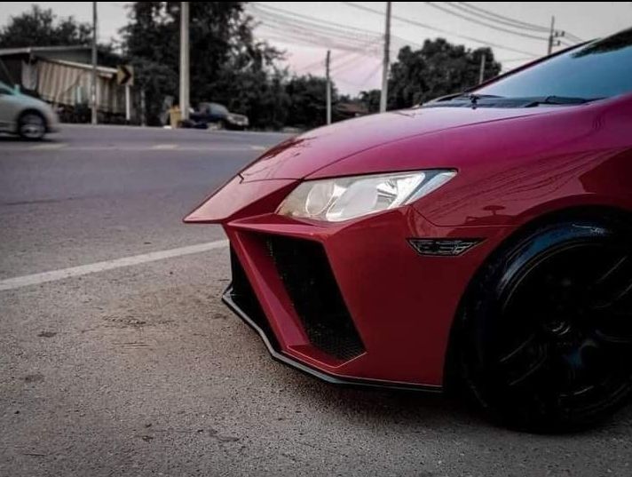 Honda Civic rasa Lamborghini. (Facebook)