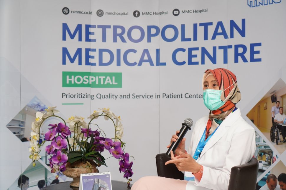 dr. Farida Briani Sobri, Sp.B(K)Onk memperkenalkan layanan terbaru di Oncology Cluster RS Metropolitan Medical Centre (RS MMC) yaitu Onkoplasti atau Rekonstruksi Payudara.