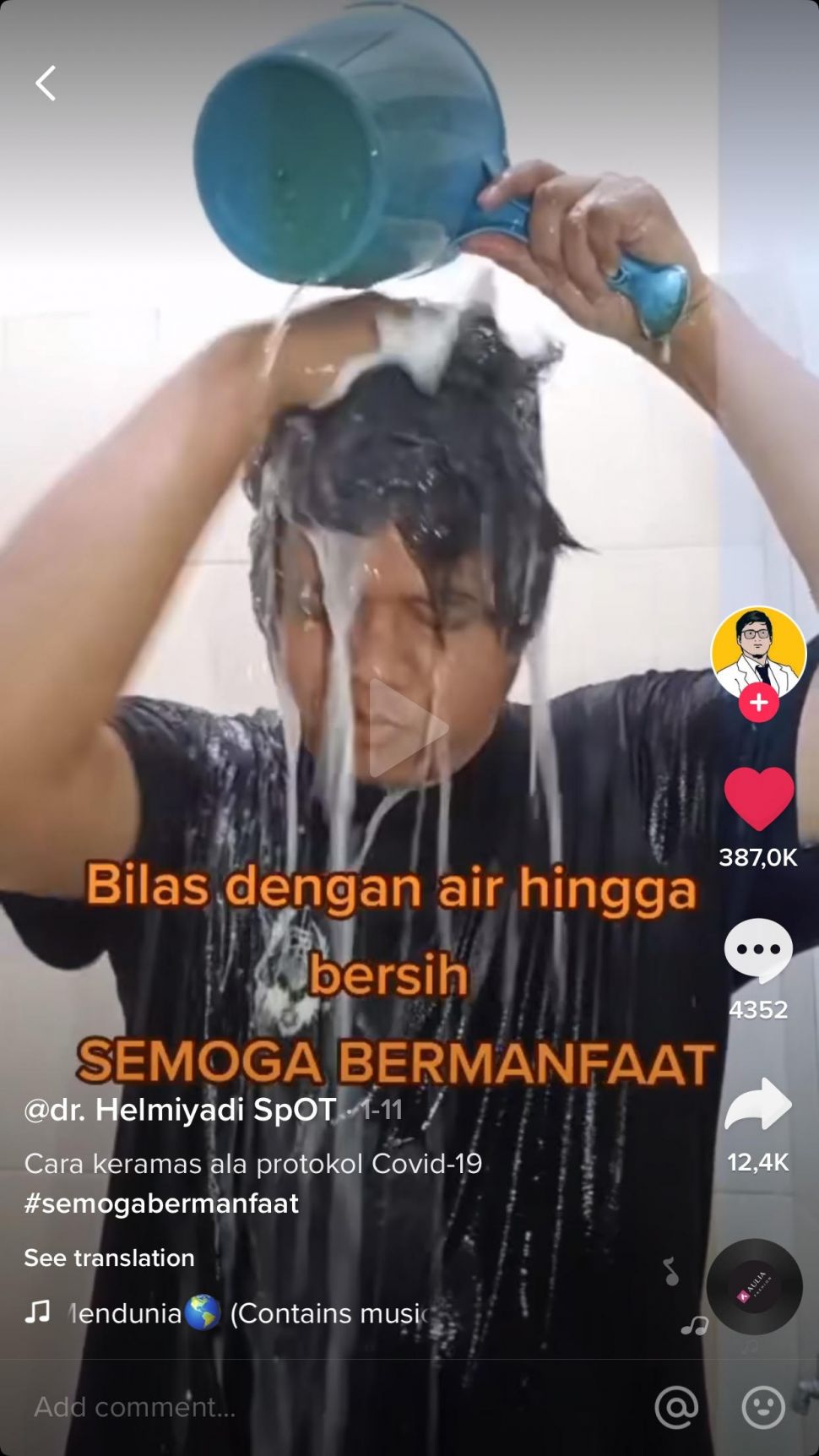 Tutorial kerama ala protokol kesehatan (TikTok)