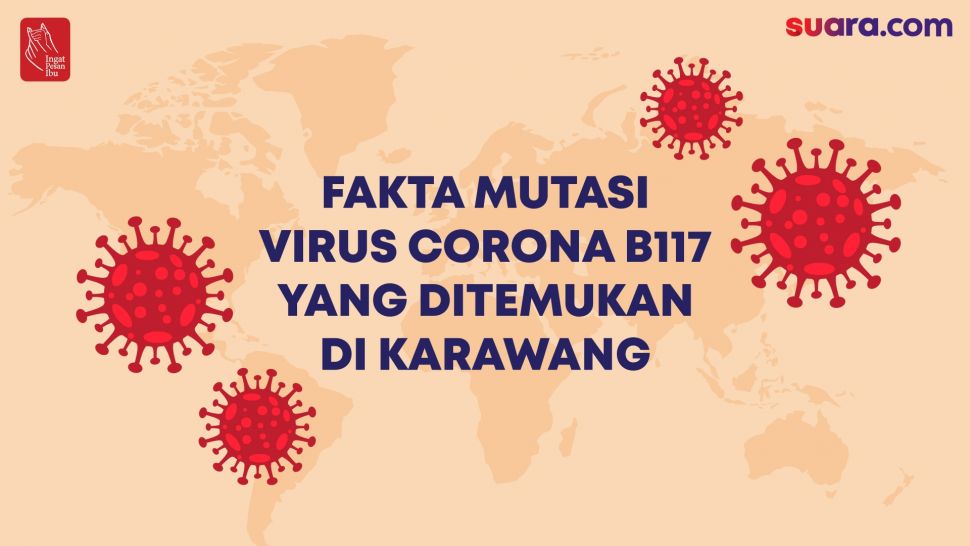 Ilustrasi fakta mutasi virus corona B117 (Suara.com/Michelle Illona)