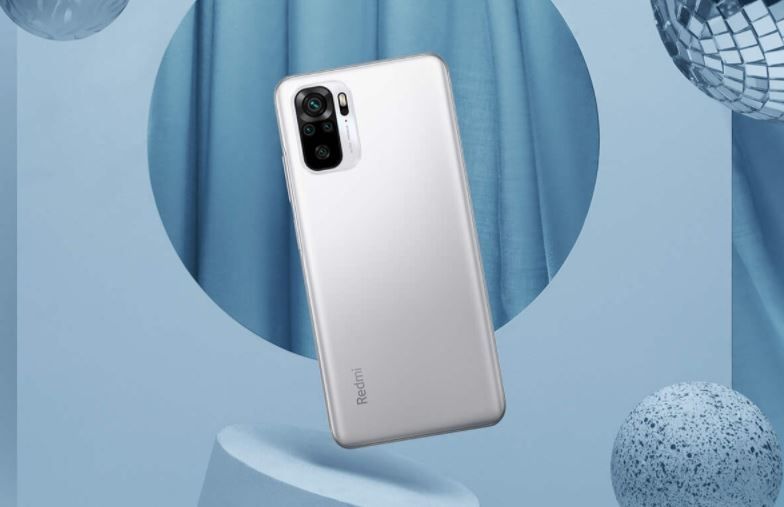 Redmi Note 10 Frost White. (Xiaomi India)