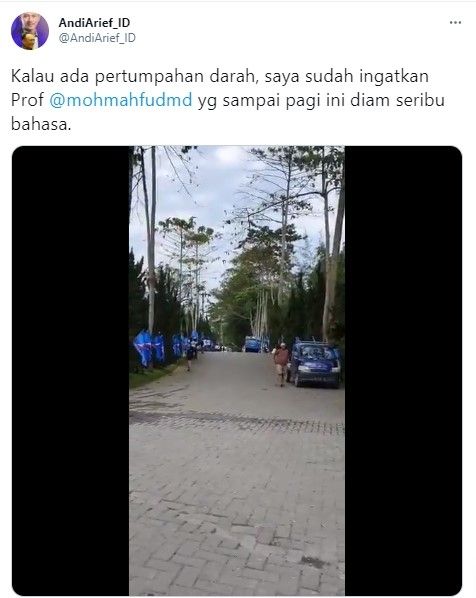 Andi Arief sebut ada potensi pertumpahan darah di KLB Demokrat (Twitter/andiarief_id)