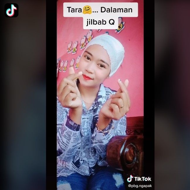 Ciput semriwing pakai popok bayi (tiktok)