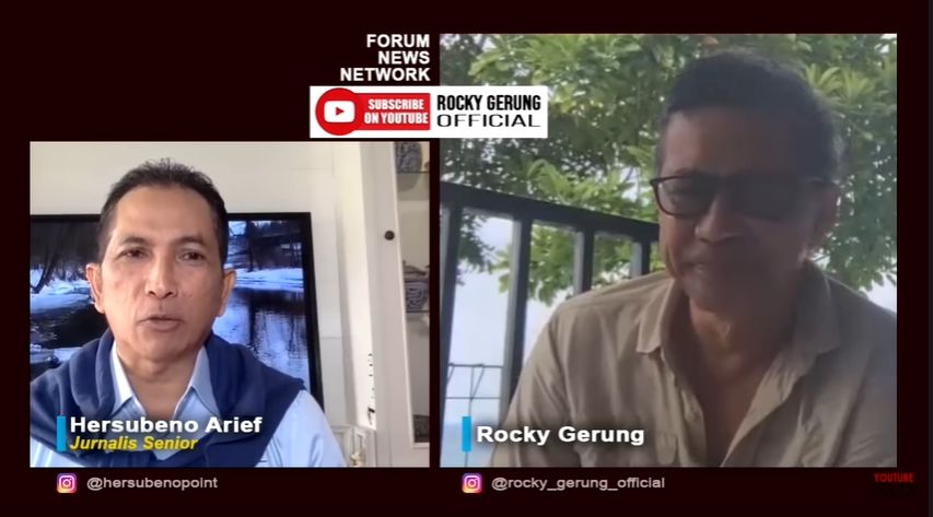 Rocky Gerung soal Mahfud MD ungkit PKB Cak Imin dan PKB Gus Dur (YouTube).