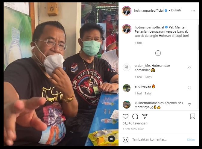 Hotman Paris bongkar rahasia cara jitu agar dikelilingi wanita (Instagram/hotmanparisofficial).