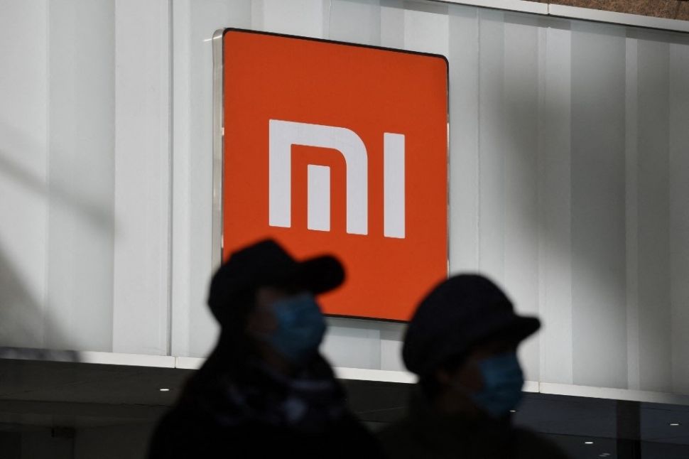 Logo Xiaomi. [Greg Baker/AFP]