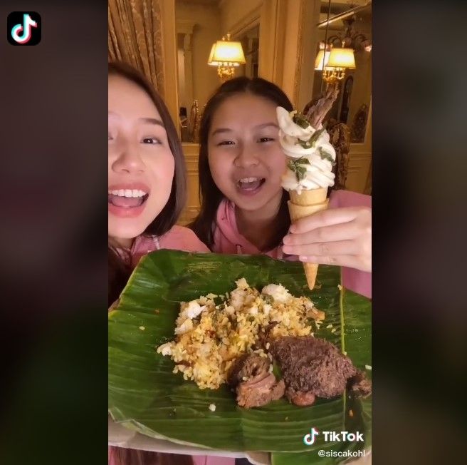 Es krim nasi padang (tiktok)