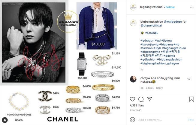 Detail harga OOTD G-Dragon mencapai nyaris Rp1,6 miliar. (Instagram/@bigbangsfashion)