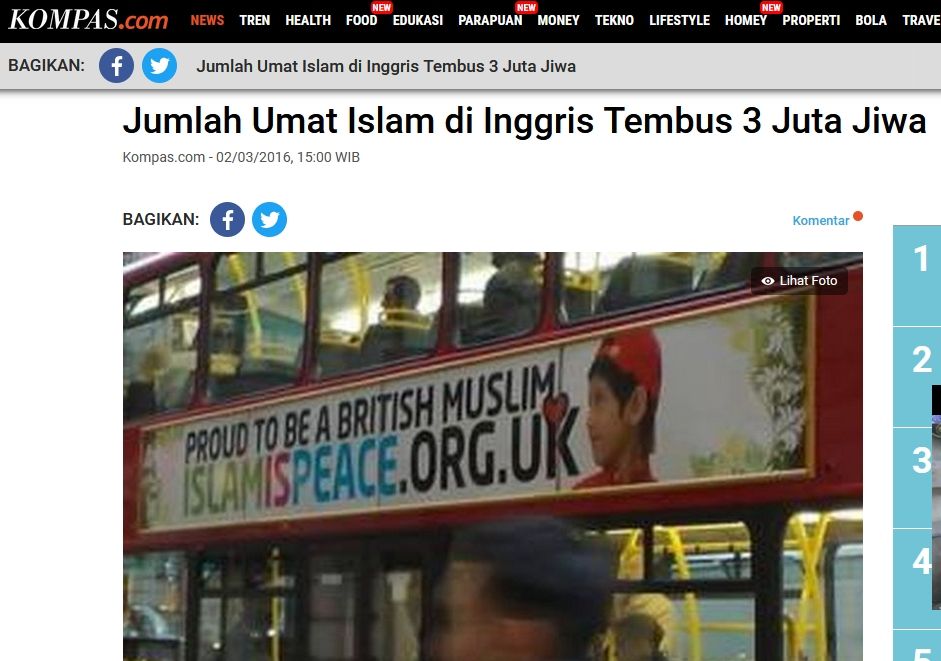 3 juta warga Inggris masuk Islam serentak (Turnbackhoax.id)