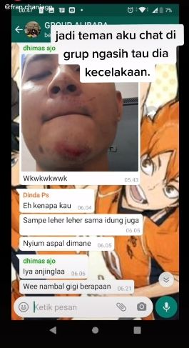 Teman kecelakaan dibawa ke klinik hewan. (Tiktok/@fran.chaniago)