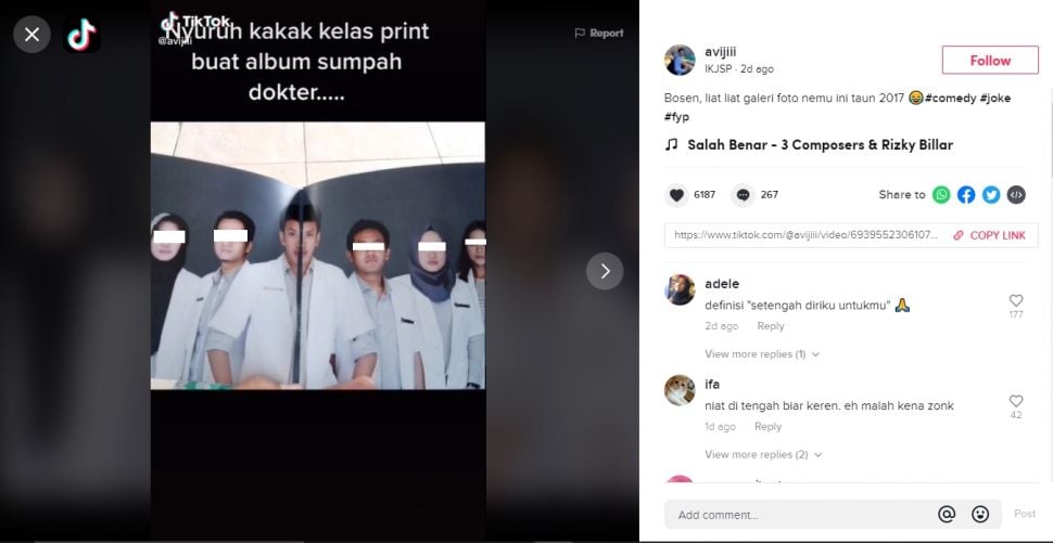 Viral foto tak sesuai ekspektasi, malah dikatai seperti siluman pari (TikTok).