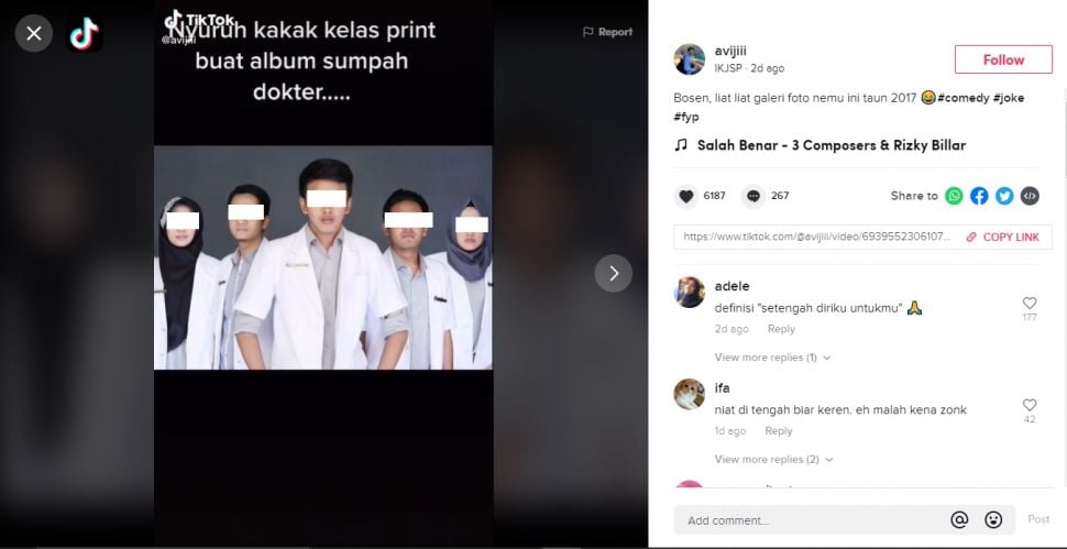 Viral foto tak sesuai ekspektasi, malah dikatai seperti siluman pari (TikTok).