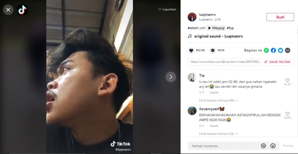 Pemuda syok lihat emak-emak kompak bergoyang, pemuda ini salah fokus (TikTok).