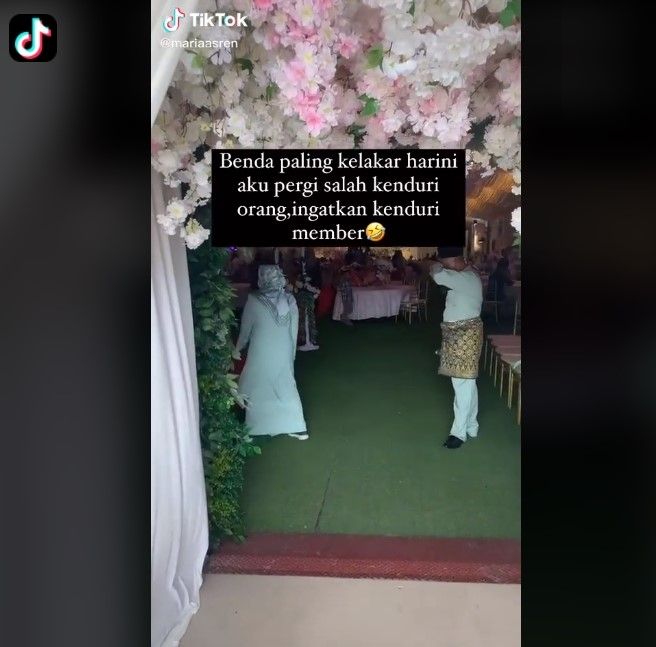 Salah alamat resepsi (tiktok)