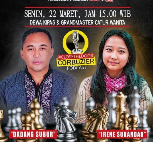 Jadwal dan Link Live Streaming GM Irene Vs Dewa Kipas, Senin Pukul 15.00 WIB. [Instagram/Deddy Corbuzier]