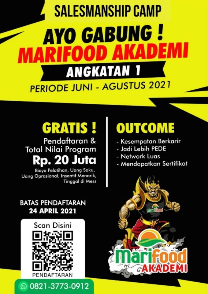 Marifood Akademi: Salesmanship Camp. (Dok. Marifood)