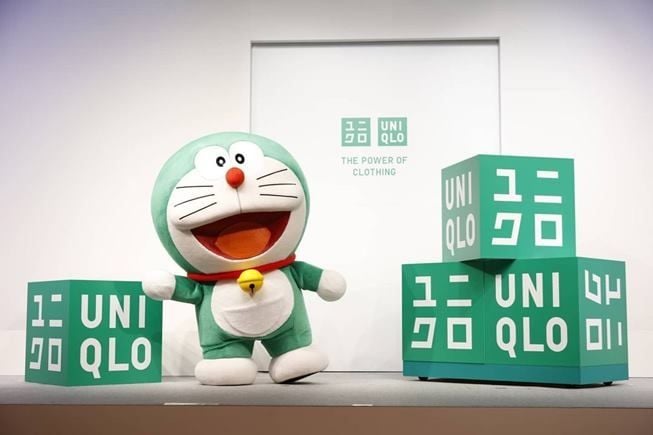 Penampilan Doraemon sebagai Global Sustainability Ambassador UNIQLO. (UNIQLO)