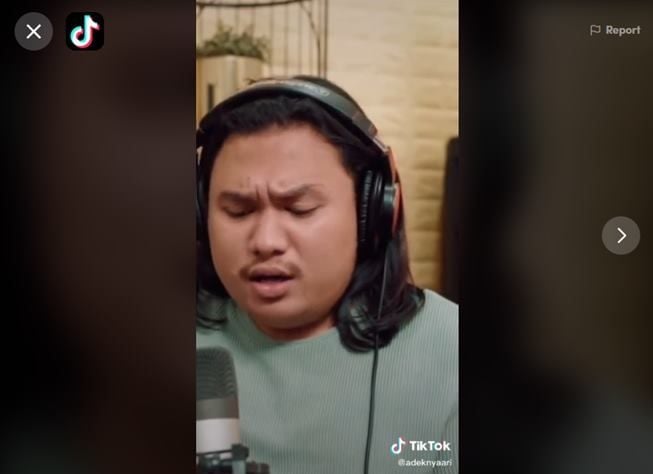 Selebgram Keanu Agl akui pilih-pilih teman. (TikTok/@adeknyaari)