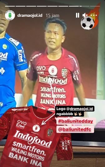 Bali United mendapat sponsor baru, yakni sebuah akun Instagram.