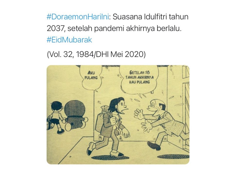 Prediksi Doraemon Hari Ini. (twitter/DoraemonHariIni)