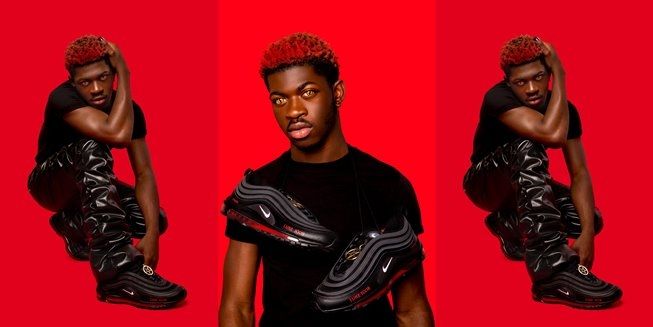 Detail Sepatu Setan kolaborasi MSCHF dengan Lil Nas X. (satan.shoes)