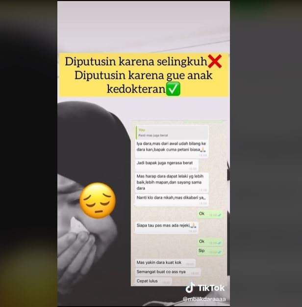 Kuliah Kedokteran Jadi Penyebab Putus Cinta, Curhat Wanita Ini Viral - Suara.com