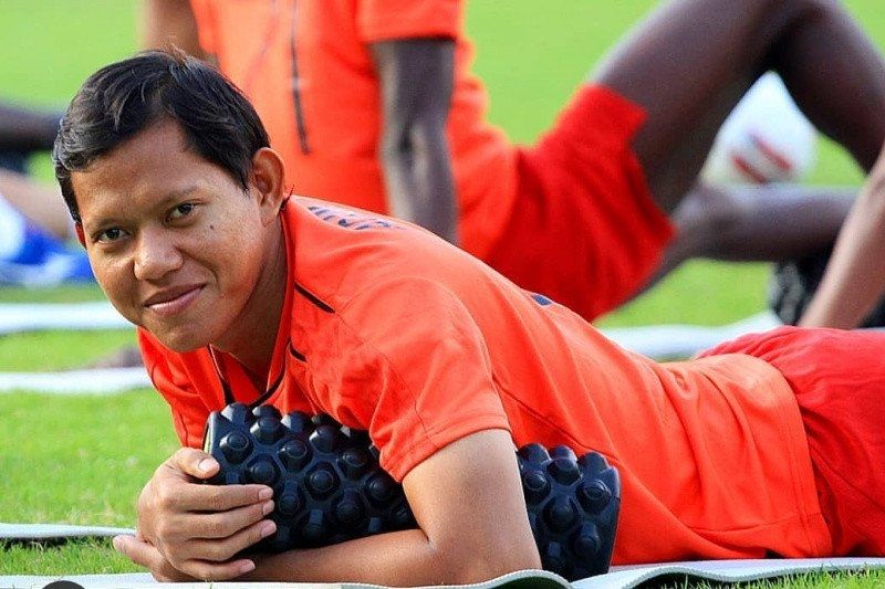 Pemain Bhayangkara FC Adam Alis. ANTARA/HO/Bhayangkara FC