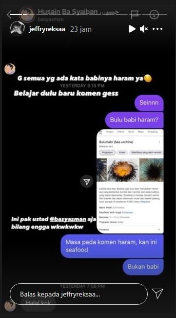 Unggahan Jeffry Reksa [Instagram/@jeffryreksaa]