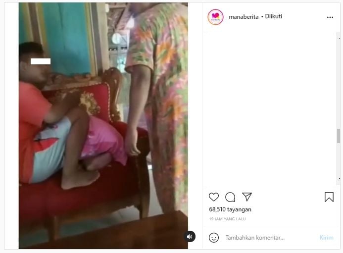 Viral anak bentak-bentak ibu saat dimarahi (Instagram/manaberita).