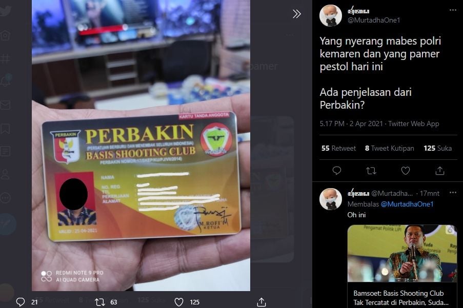 KTA Perbakin. (Twitter)