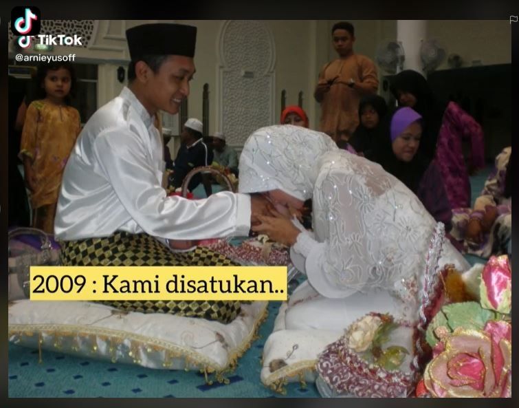 10 Tahun Cerai, Wanita Ini Pilih Balikan dengan Mantan Suami (tiktok.com/@arnieyusoff)