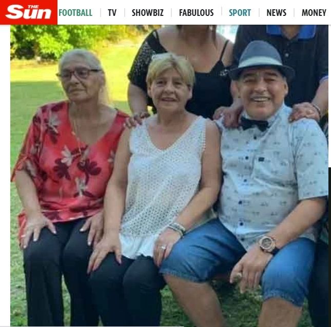 Kakak Diego Maradona, Lili, diusir dari rumah keluarga.
