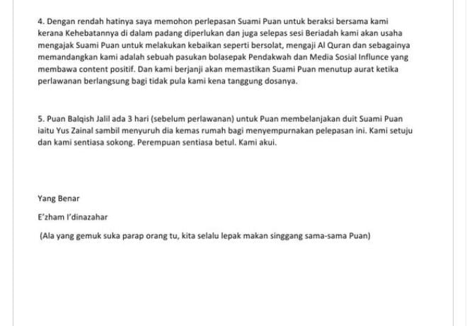 Pria Kirim Surat ke Istri Teman, Ingin Ajak Suaminya Main Bola (twitter.com/yusrizainal)