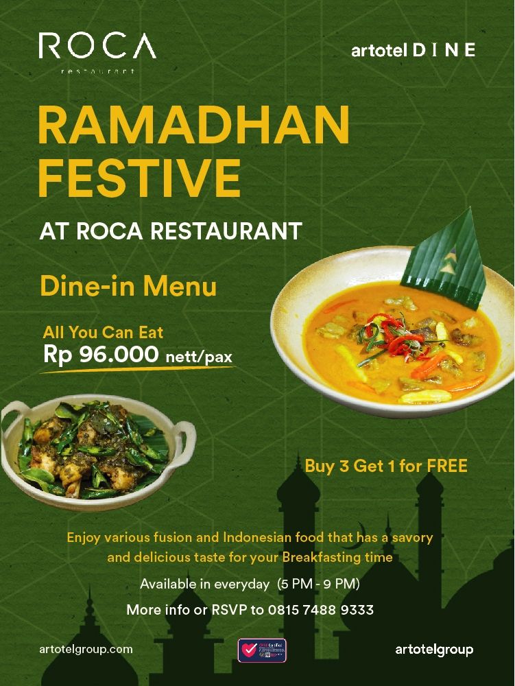 Ramadan Festive promo dari ARTOTEL Yogyakarta. (Dok. ARTOTEL)