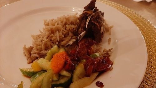 Nasi Briani khas Aceh di Quba Pop Up Resto. (Suara.com/Dini Afrianti Efendi)