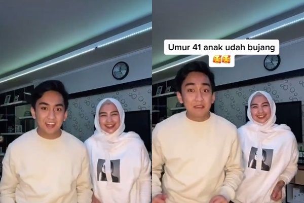 Viral Ibu Bak ABG dan Anak Nge-Dance. (TikTok/@dwie172)